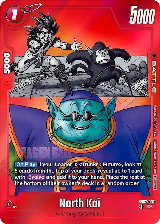 North Kai - SB02-002 (Limited Pack MANGA Version 02) #sb2-002 – Tournament and Championship Promos