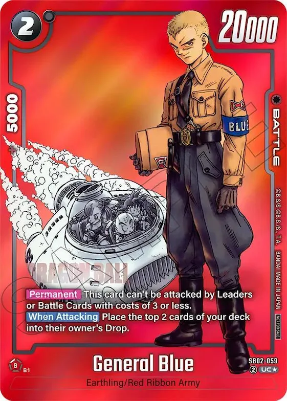 General Blue - SB02-059 (Limited Pack MANGA Version 02) #sb2-059 – Tournament and Championship Promos