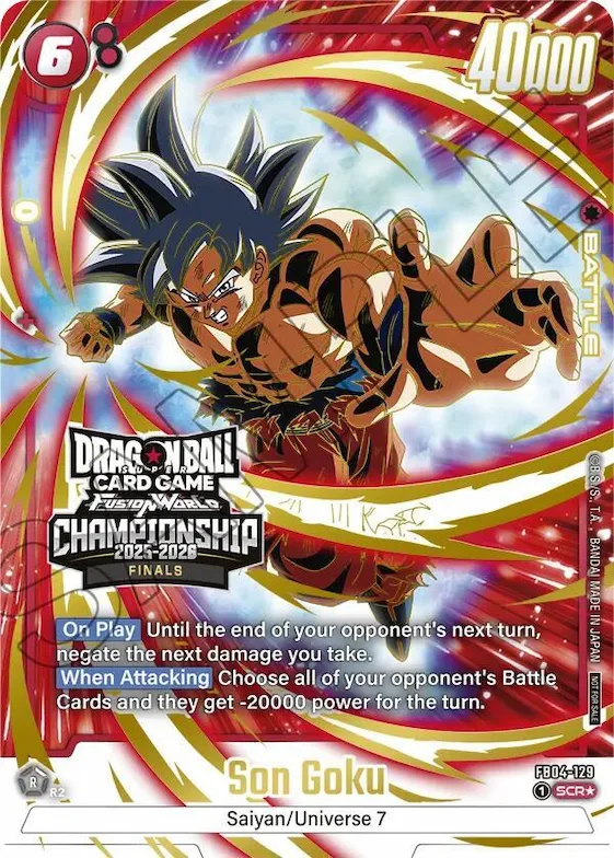 Son Goku - FB04-129 (Championship 2025-2026 Finals) #fb4-129 – Tournament and Championship Promos