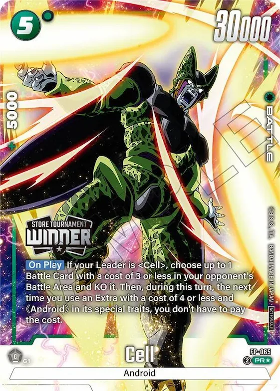 Cell (Tournament Pack -Winner- 09) #fp-065 – Tournament and Championship Promos