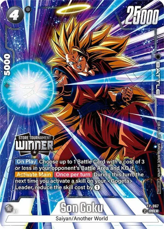 Son Goku (Tournament Pack -Winner- 09) #fp-067 – Tournament and Championship Promos