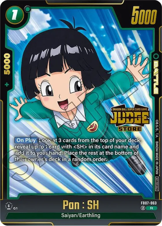 Pan : SH (Judge Pack (Store Judge) 05) #fb7-063 – Tournament and Championship Promos