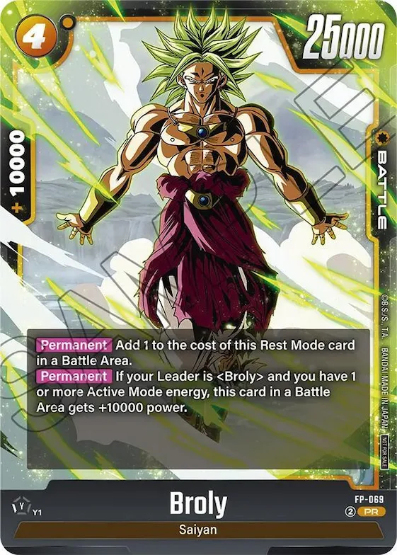 Broly (Ultimate Battle 2026 Vol.1) #fp-069 – Tournament and Championship Promos