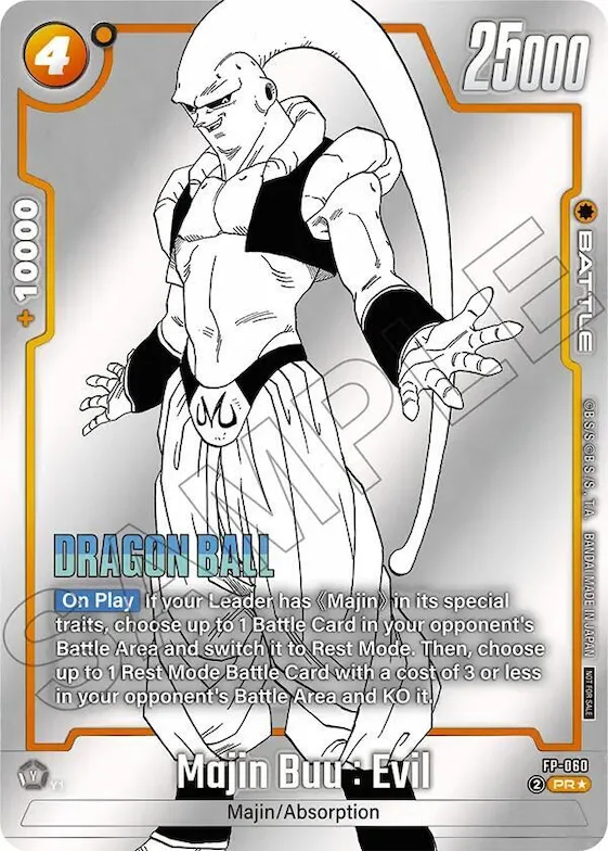 Majin Buu : Evil - FP-060 (Tournament Pack MANGA ver. SPECIAL) #fp-060 – Tournament and Championship Promos