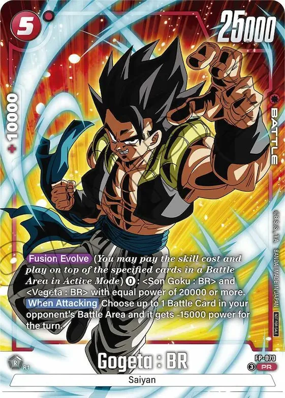 Gogeta : BR (Tournament Pack 10) #fp-070 – Tournament and Championship Promos