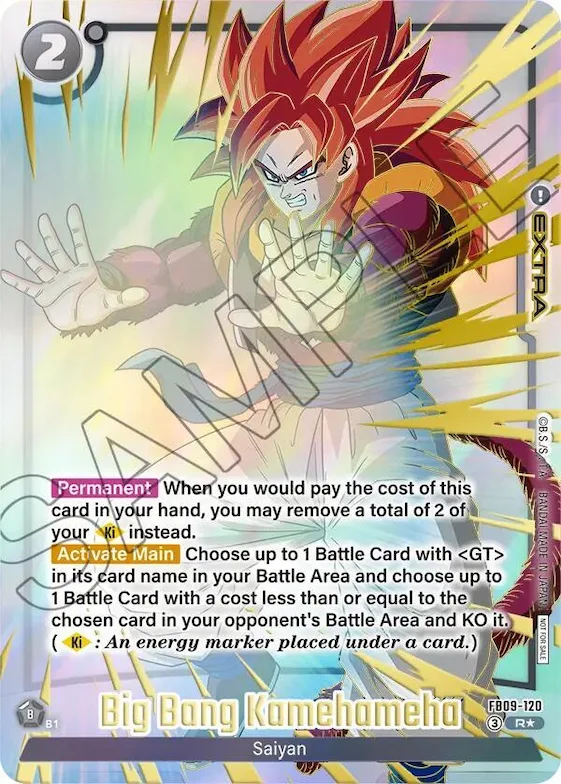 Big Bang Kamehameha (Limited Pack 26-27 WAVE1) #fb9-120 – Tournament and Championship Promos