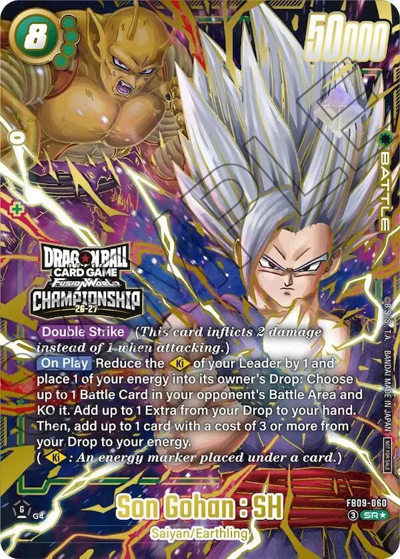 Son Gohan : SH - FB09-060 (Championship 26-27) #fb9-060 – Tournament and Championship Promos