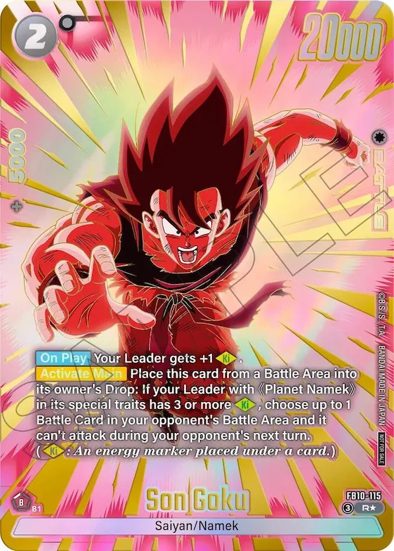 Son Goku - FB10-115 (Limited Pack 26-27 WAVE2) #fb10-115 – Tournament and Championship Promos