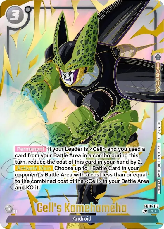 Cell's Kamehameha (Limited Pack 26-27 WAVE2) #fb10-118 – Tournament and Championship Promos
