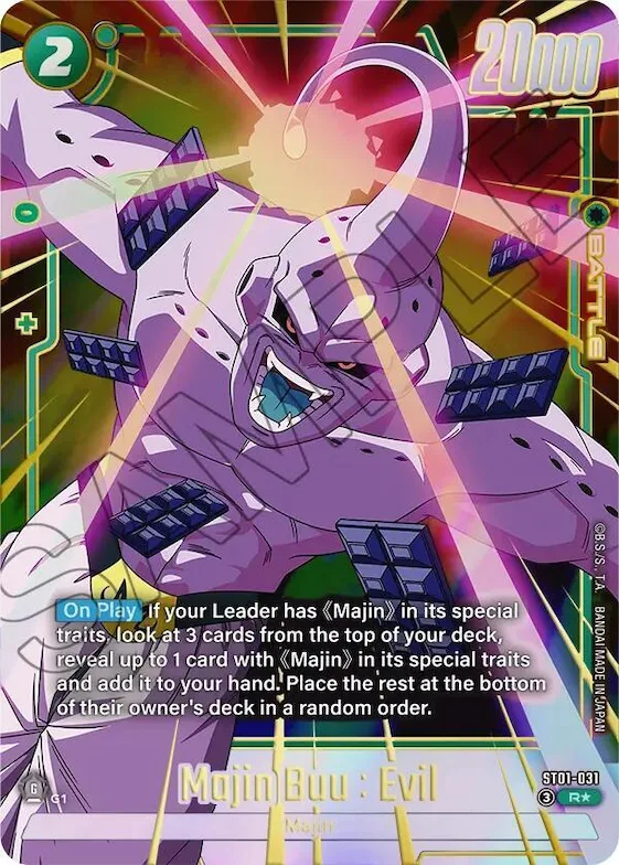 Majin Buu : Evil - ST01-031 #st1-031 – Story Booster 01