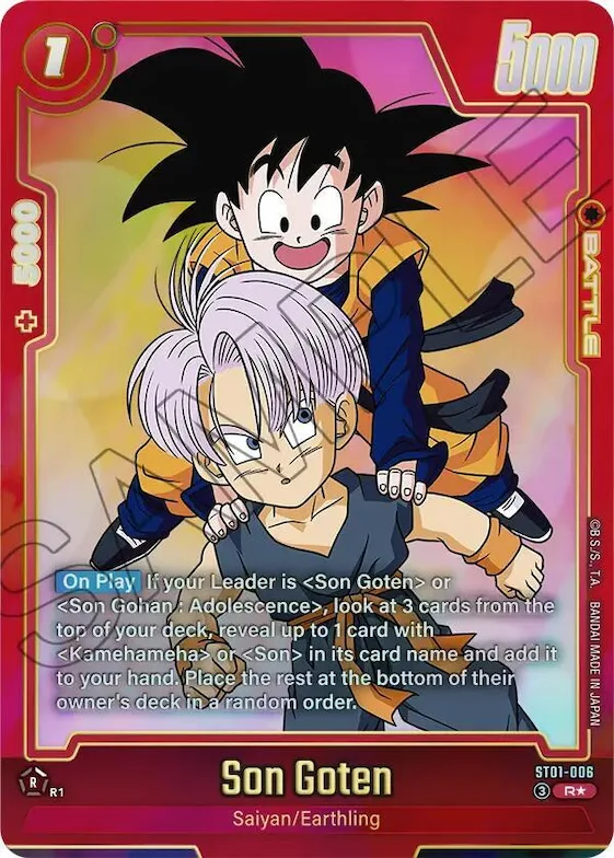 Son Goten - ST01-006 #st1-006 – Story Booster 01