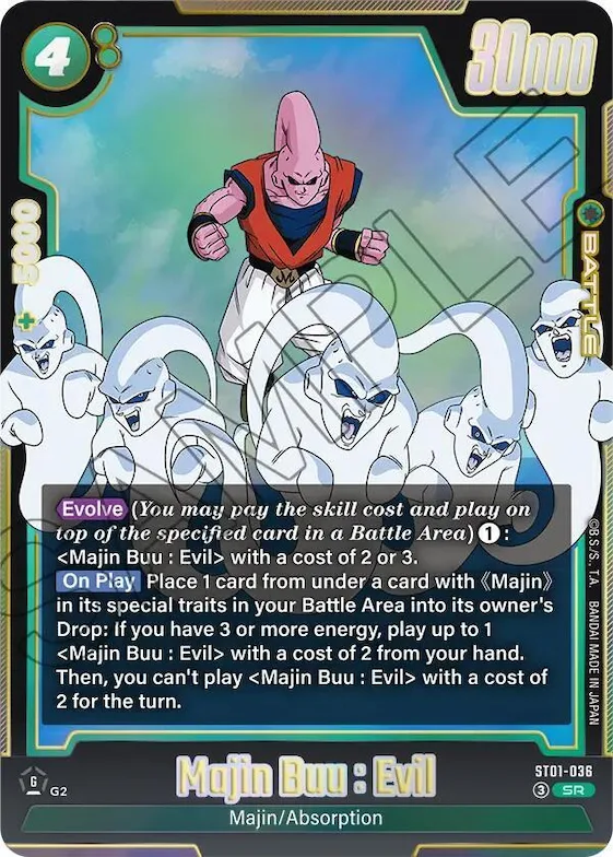 Majin Buu : Evil - ST01-036 #st1-036 – Story Booster 01
