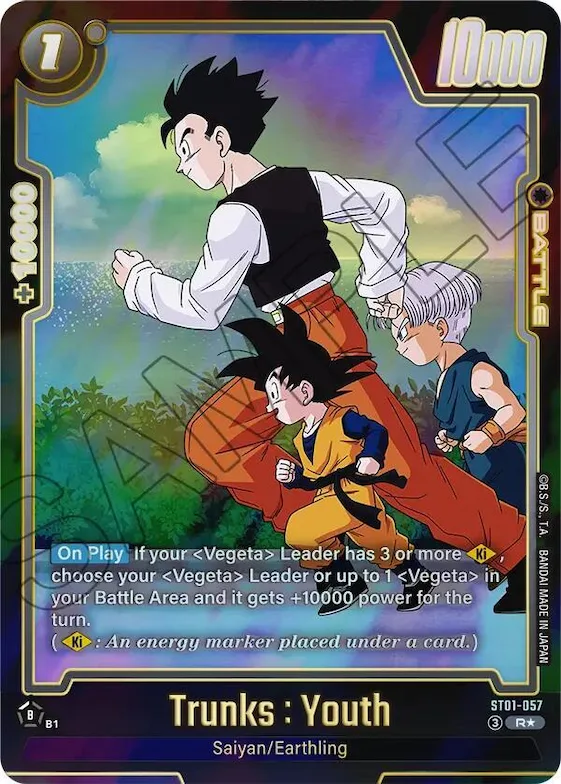Trunks : Youth - ST01-057 #st1-057 – Story Booster 01