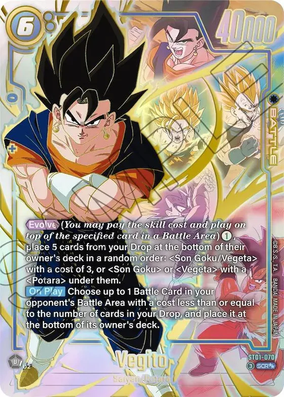 Vegito - ST01-070 (Super Alternate Art) #st1-070 – Story Booster 01