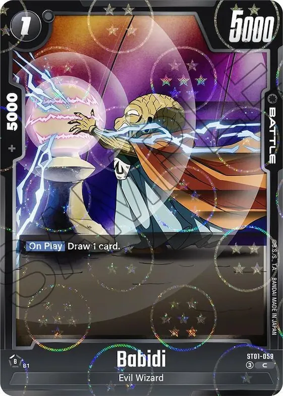 Babidi - ST01-059 (Dragon Ball Pattern) #st1-059 – Story Booster 01