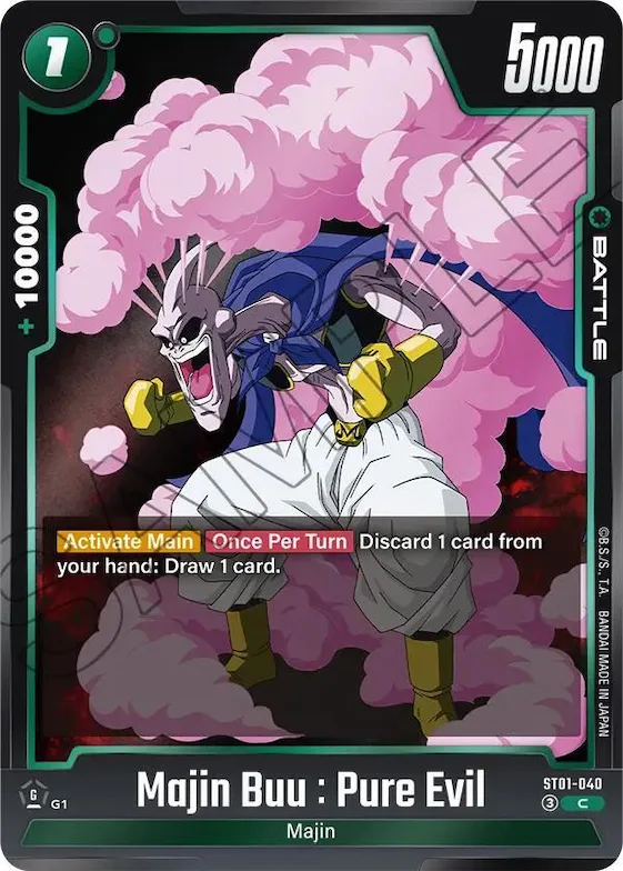 Majin Buu : Pure Evil - ST01-040 #st1-040 – Story Booster 01
