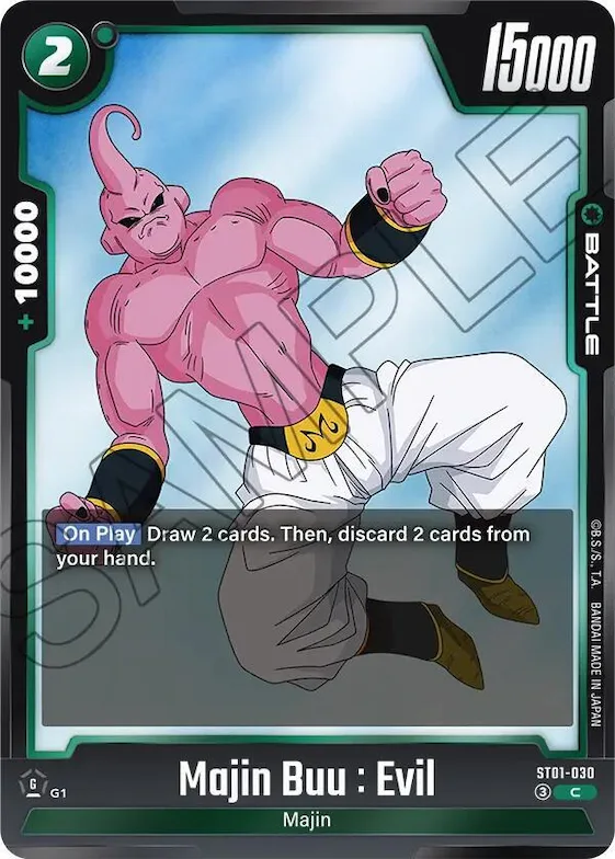 Majin Buu : Evil - ST01-030 #st1-030 – Story Booster 01