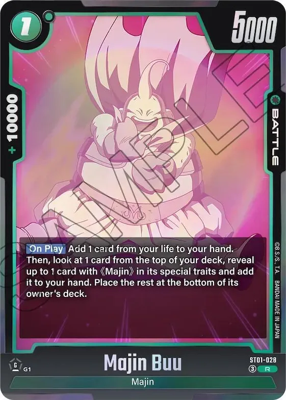 Majin Buu #st1-028 – Story Booster 01