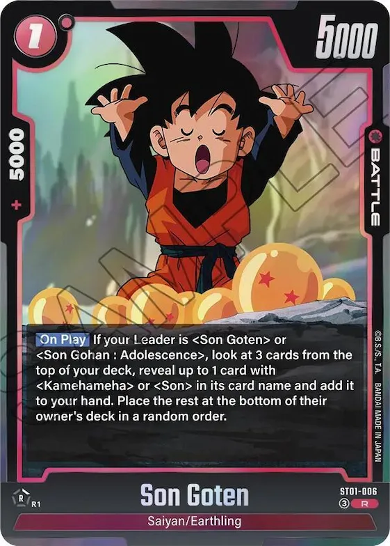 Son Goten - ST01-006 #st1-006 – Story Booster 01