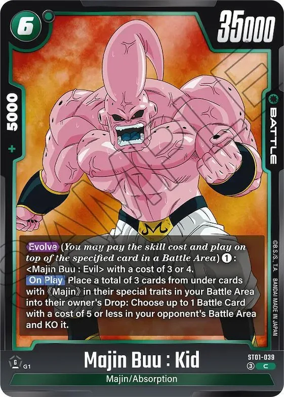 Majin Buu : Kid - ST01-039 #st1-039 – Story Booster 01