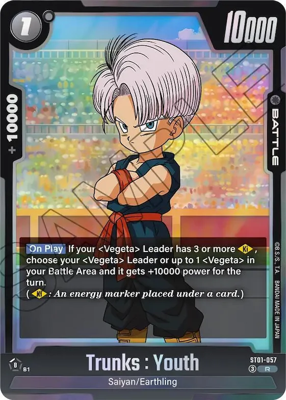 Trunks : Youth - ST01-057 #st1-057 – Story Booster 01