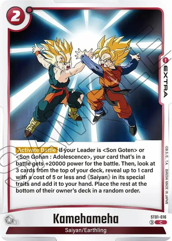 Kamehameha #st1-016 – Story Booster 01
