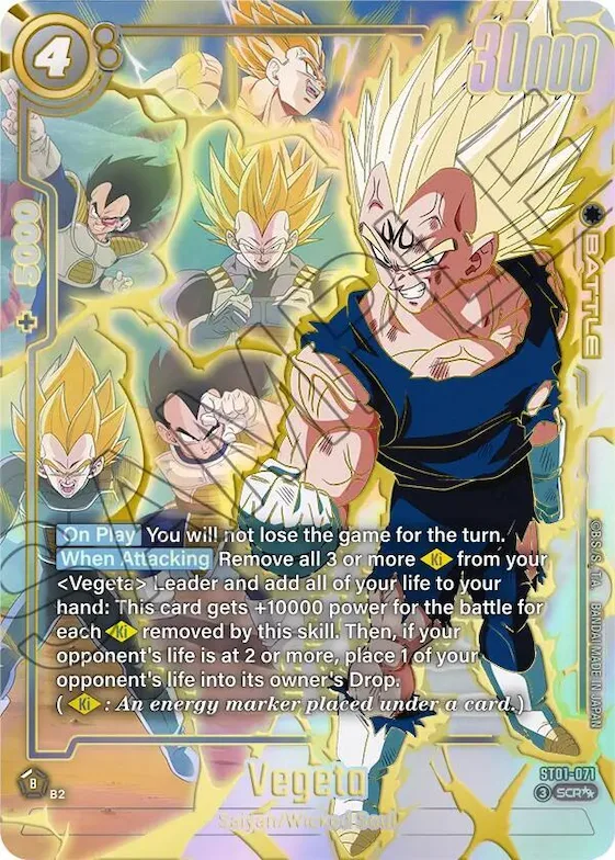 Vegeta - ST01-071 (Super Alternate Art) #st1-071 – Story Booster 01