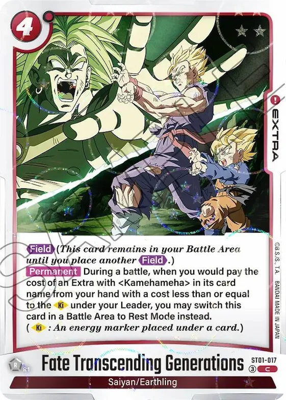 Fate Transcending Generations #st1-017 – Story Booster 01