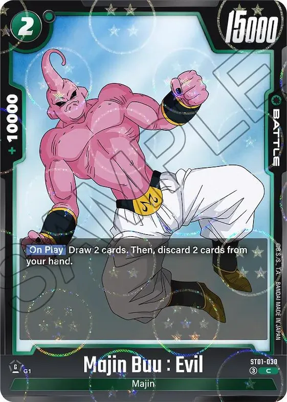 Majin Buu : Evil - ST01-030 (Dragon Ball Pattern) #st1-030 – Story Booster 01
