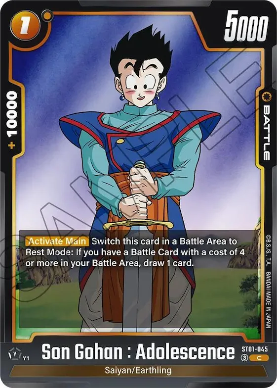 Son Gohan : Adolescence - ST01-045 #st1-045 – Story Booster 01