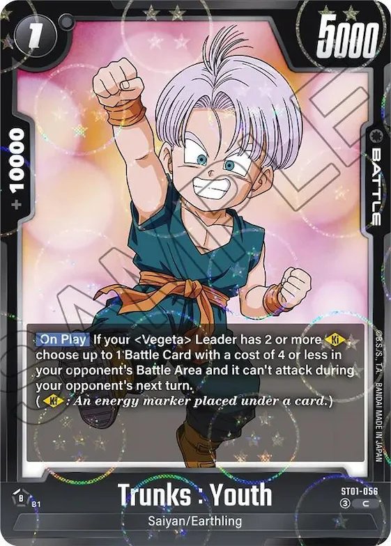 Trunks : Youth - ST01-056 (Dragon Ball Pattern) #st1-056 – Story Booster 01