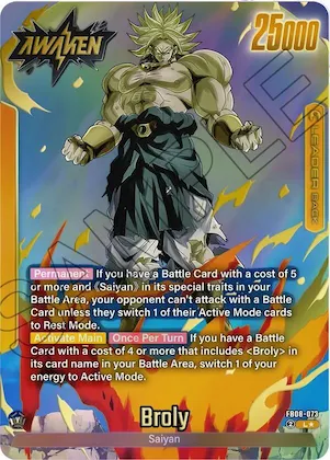Broly - FB08-073 #fb8-073 – Story Booster 01