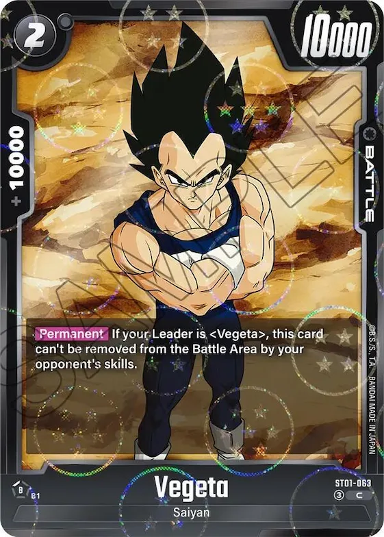 Vegeta - ST01-063 (Dragon Ball Pattern) #st1-063 – Story Booster 01