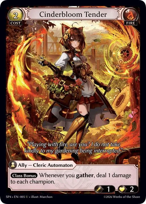 Cinderbloom Tender #5 – Supporter Pack 4