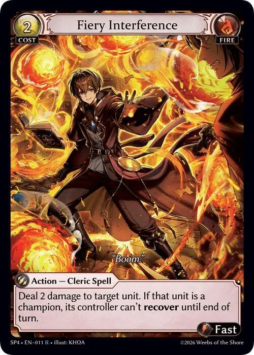 Fiery Interference #11 – Supporter Pack 4
