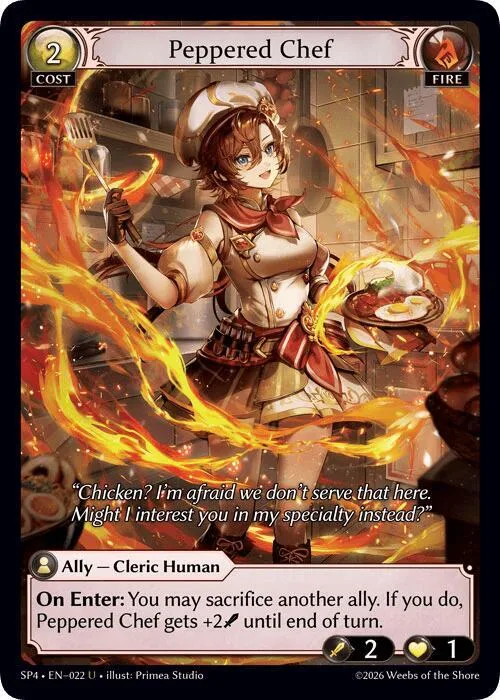 Peppered Chef #22 – Supporter Pack 4