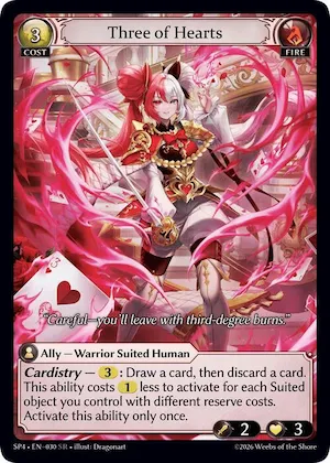 Three of Hearts #30 – Supporter Pack 4
