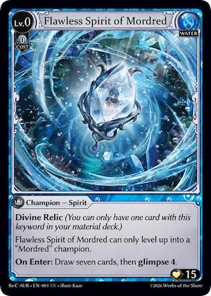 Flawless Spirit of Mordred #1 – Mordred Re: Collection, Aurelian Regent