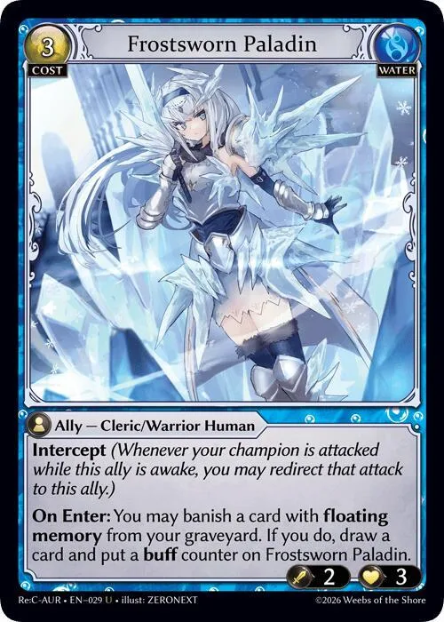 Frostsworn Paladin #29 – Mordred Re: Collection, Aurelian Regent