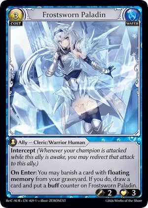 Frostsworn Paladin #29 – Mordred Re: Collection, Aurelian Regent