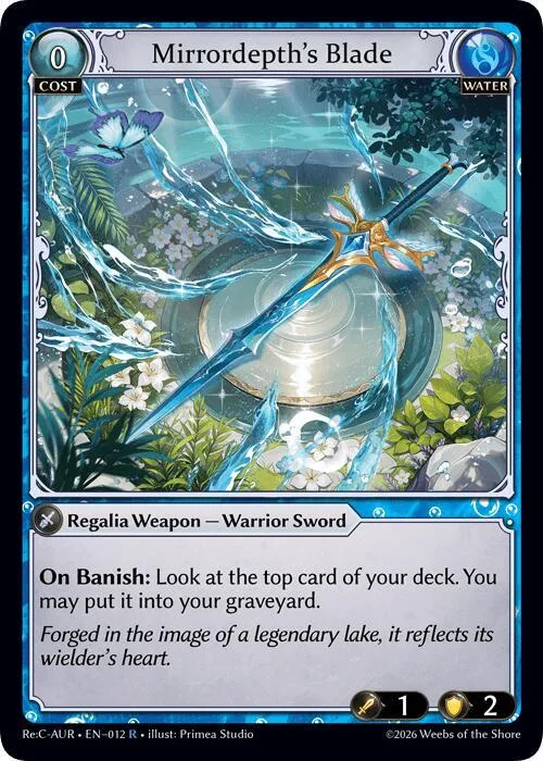 Mirrordepth's Blade #12 – Mordred Re: Collection, Aurelian Regent