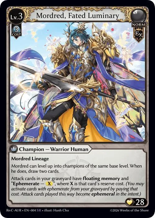 Mordred, Fated Luminary #4 – Mordred Re: Collection, Aurelian Regent
