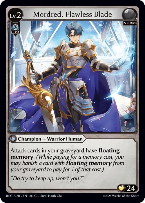 Mordred, Flawless Blade #3 – Mordred Re: Collection, Aurelian Regent