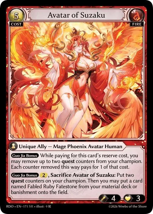 Avatar of Suzaku #171 – Radiant Origins