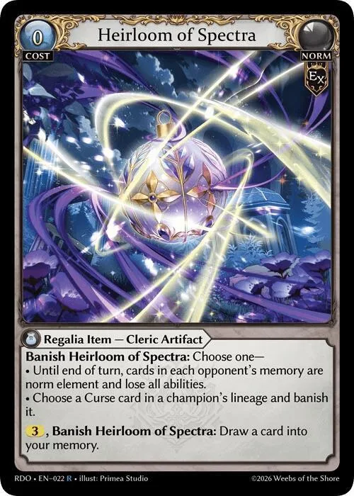 Heirloom of Spectra #22 – Radiant Origins