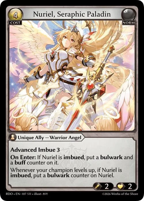 Nuriel, Seraphic Paladin #107 – Radiant Origins