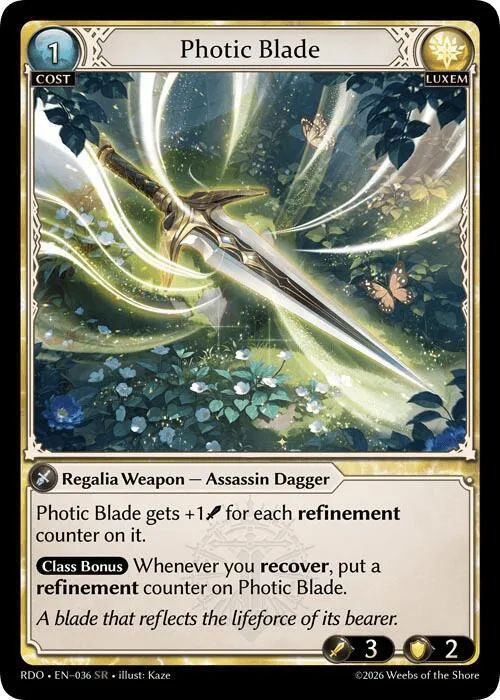 Photic Blade #36 – Radiant Origins