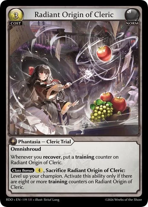 Radiant Origin of Cleric #119 – Radiant Origins