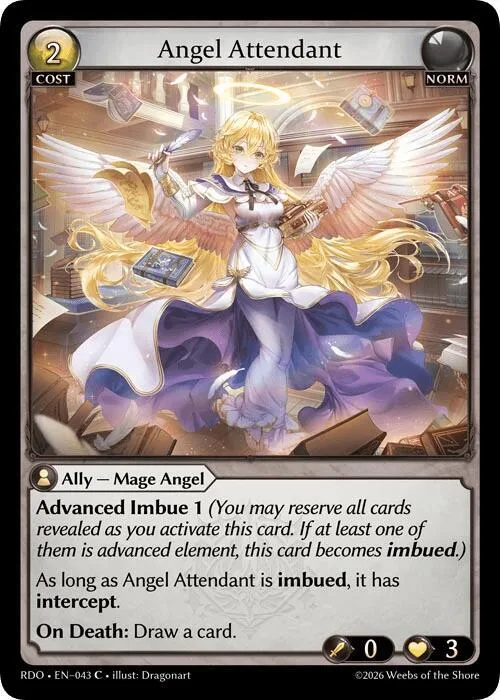 Angel Attendant (Curio Foil) #43 – Radiant Origins