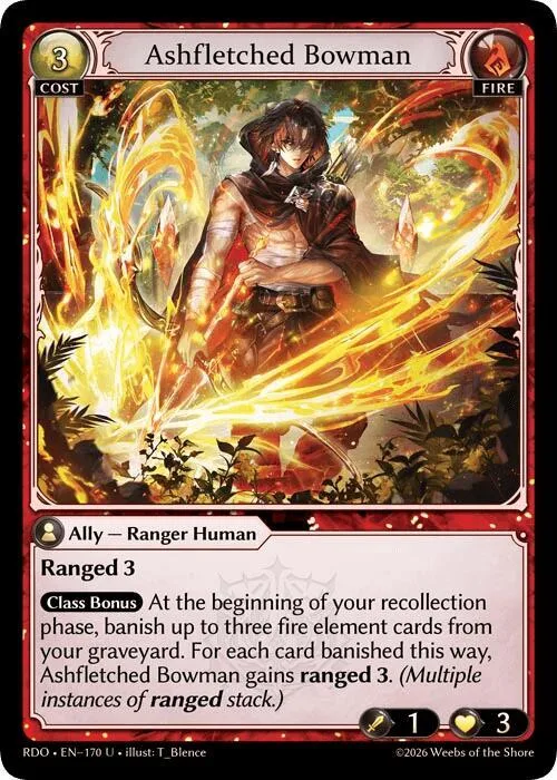 Ashfletched Bowman (Curio Foil) #170 – Radiant Origins